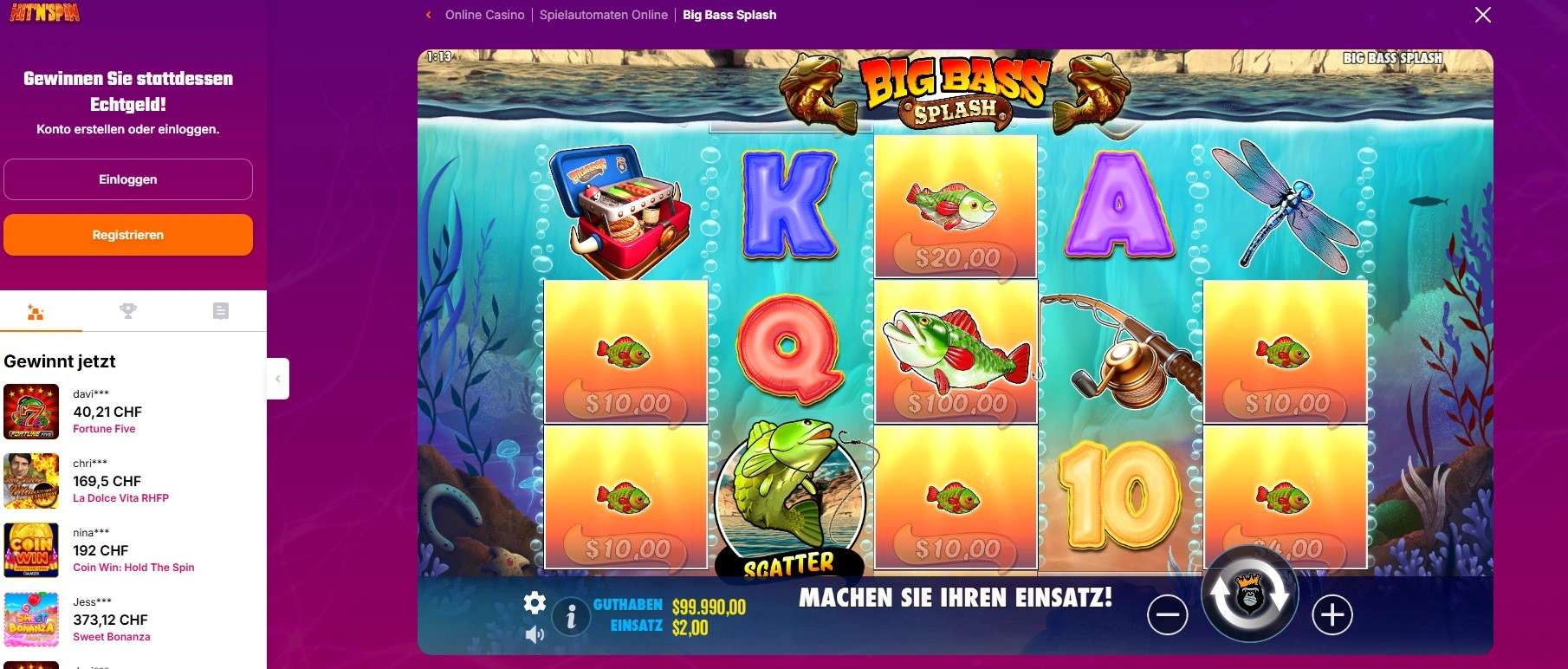 Big Bass Splash