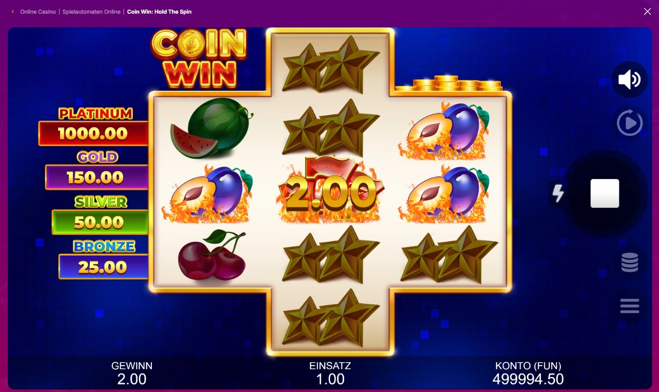 Coin Win Hold the Spin