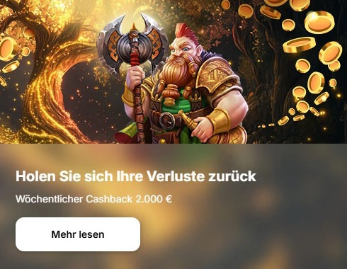 Dein persönliches Cashback-Angebot bei HitnSpin
