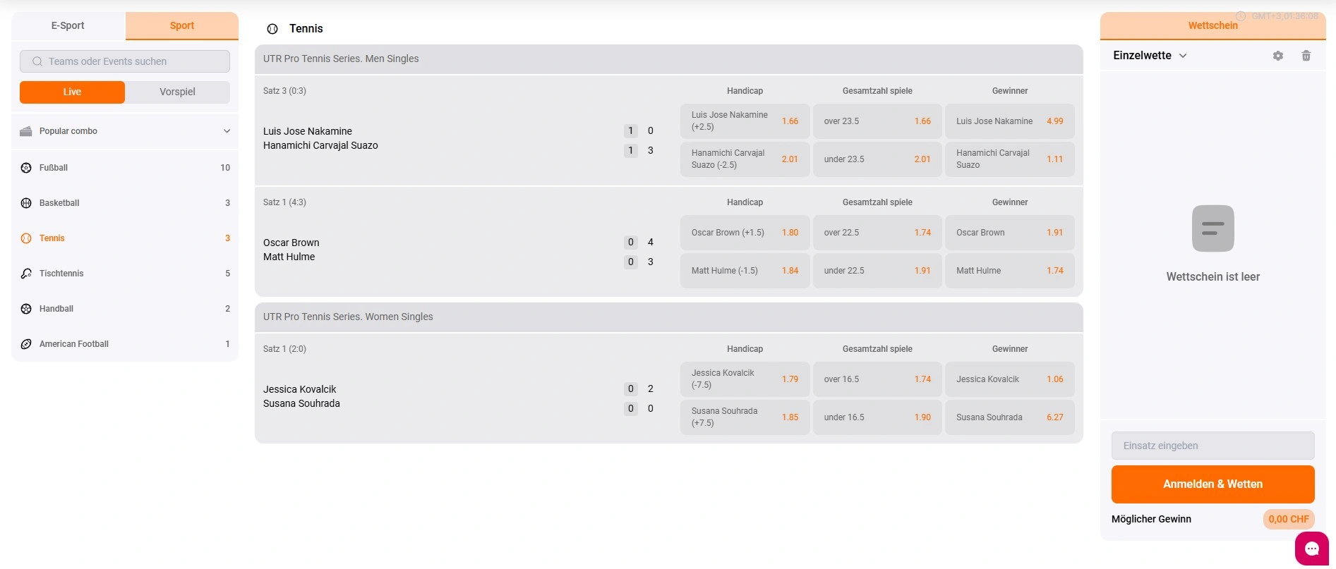 Live eSports-Events mit Top-Spielen bei HitnSpin
