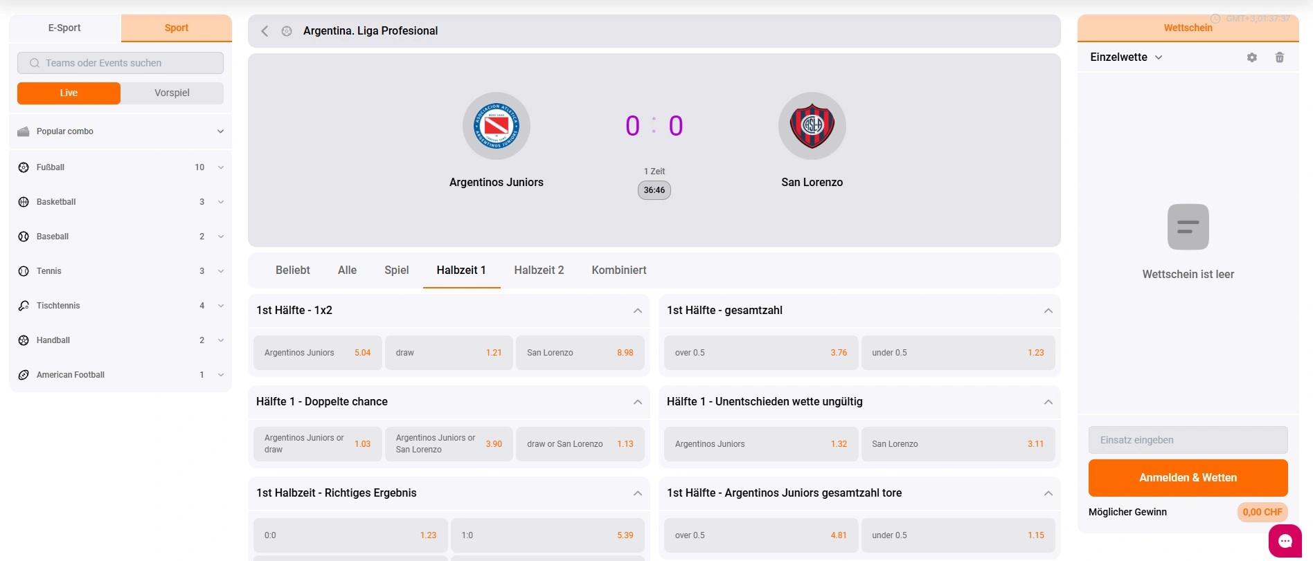 Virtuelle Sportwetten erleben bei HitnSpin